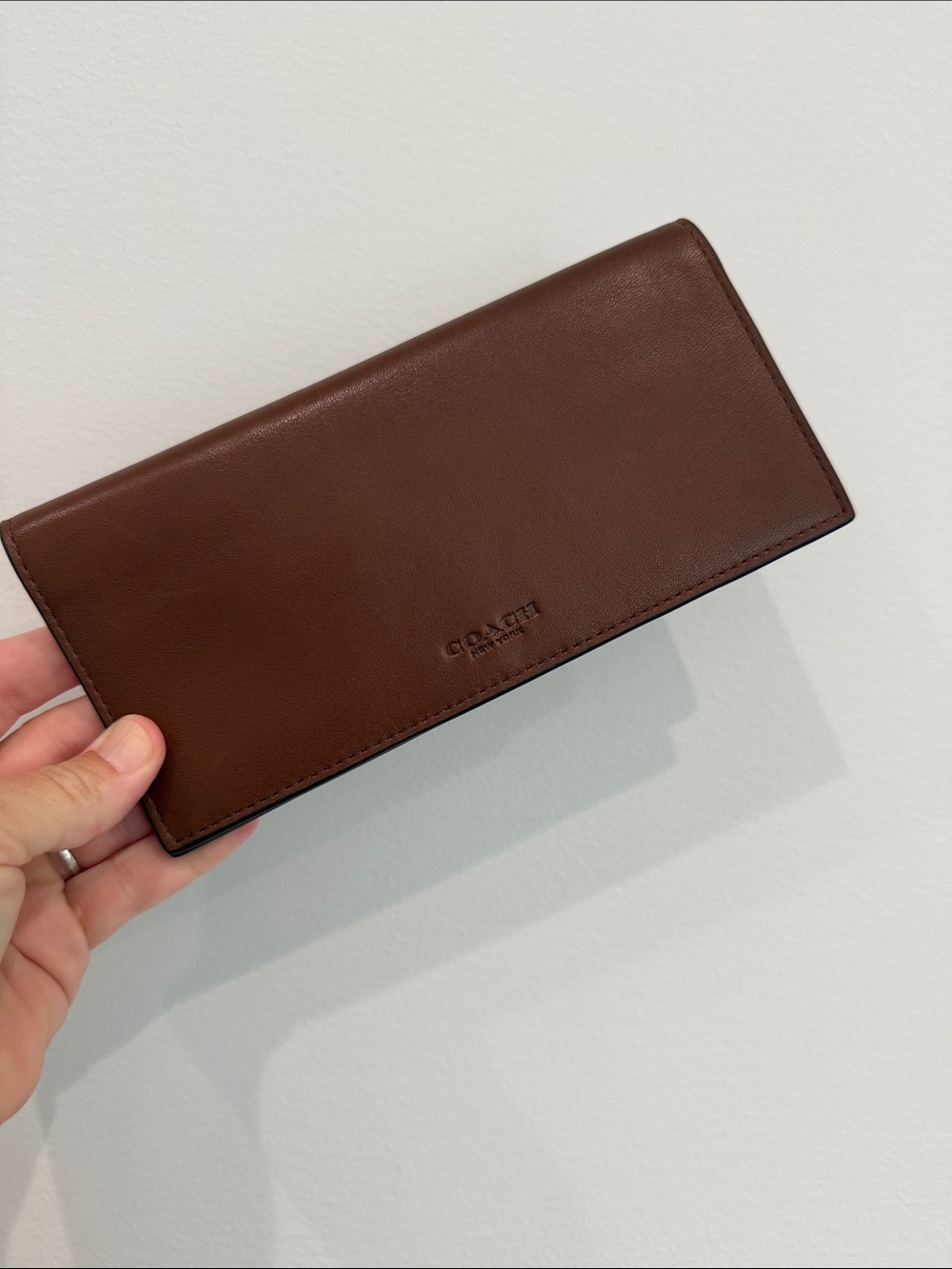 Coach Men’s Breast Pocket Wallet in Sport Calf Leather